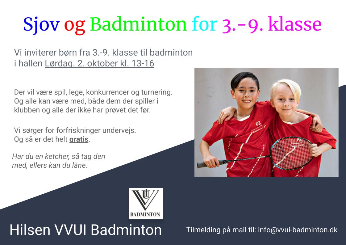 Badminton for børn og unge